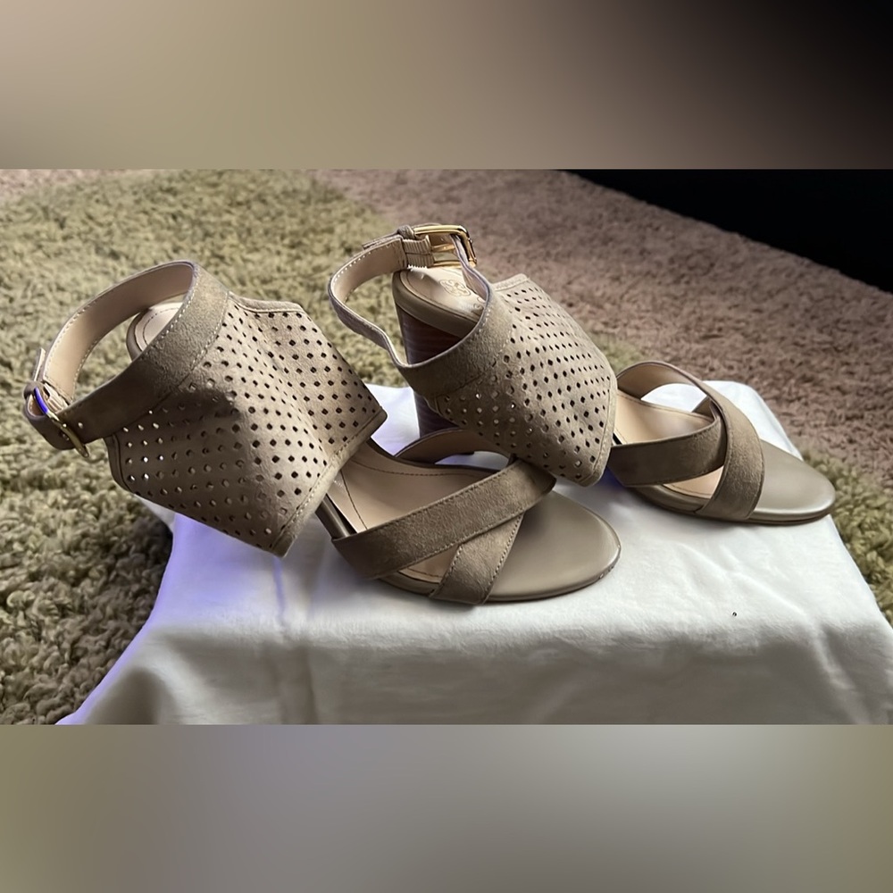 Suede Heels. Size 6